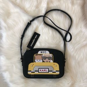 KARL LAGERFELD  Maybelle Saffiano Crossbody BAG